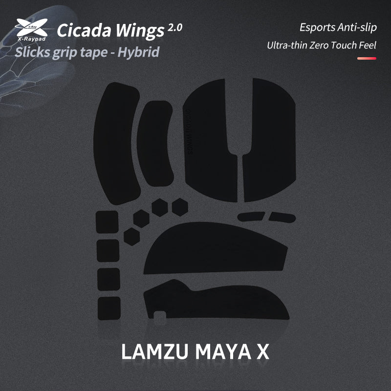 Cicada Wings 2.0 Grips for Lamzu Maya X - Lethal Gaming Gear