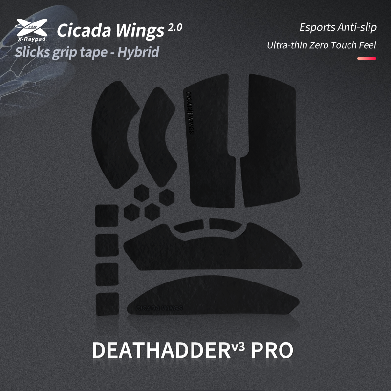 Cicada Wings 2.0 Grips for Razer Deathadder V3 Pro - Lethal Gaming