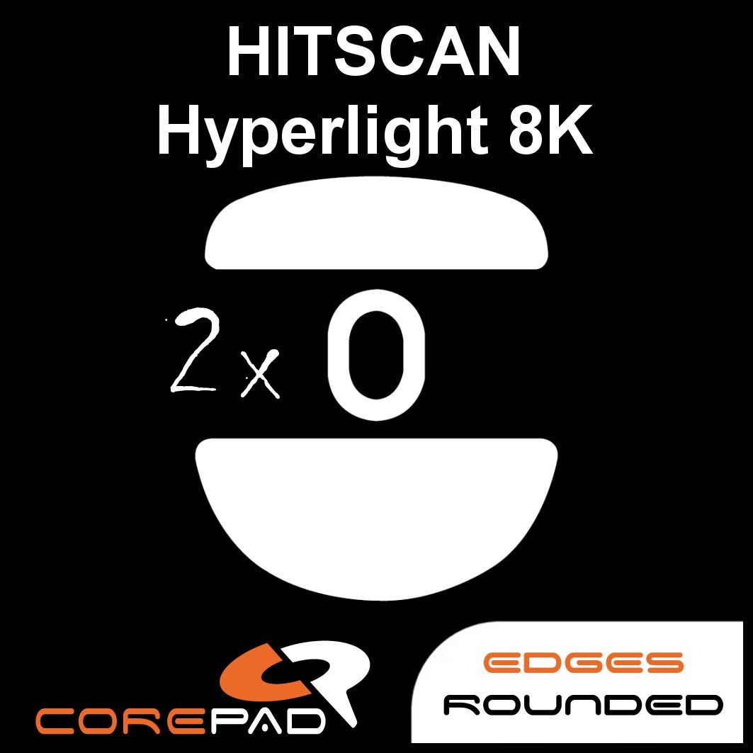 Corepad Skatez Mouse Skates for HITSCAN Hyperlight 8K - Lethal