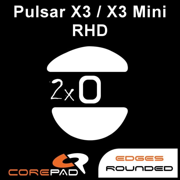 Corepad Skatez - Pulsar X3 / X3 Mini (RHD)
