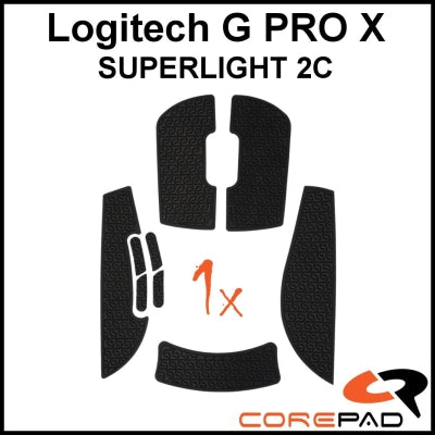 Corepad Soft Grips Bianchi Per Logitech G PRO X Superlight (#702) - Nuovi