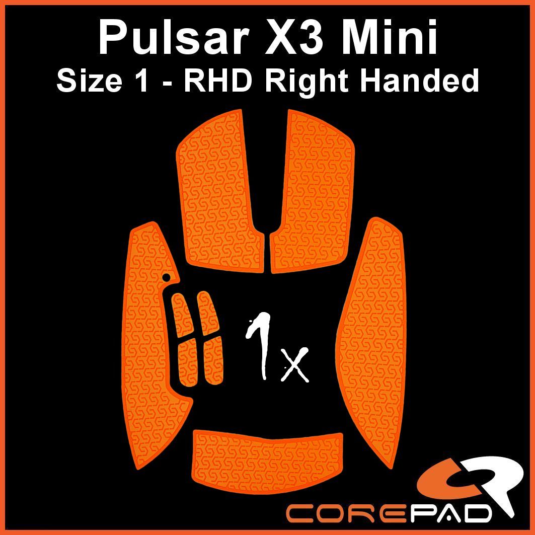 Corepad Grips - Pulsar X3 Mini (RHD)