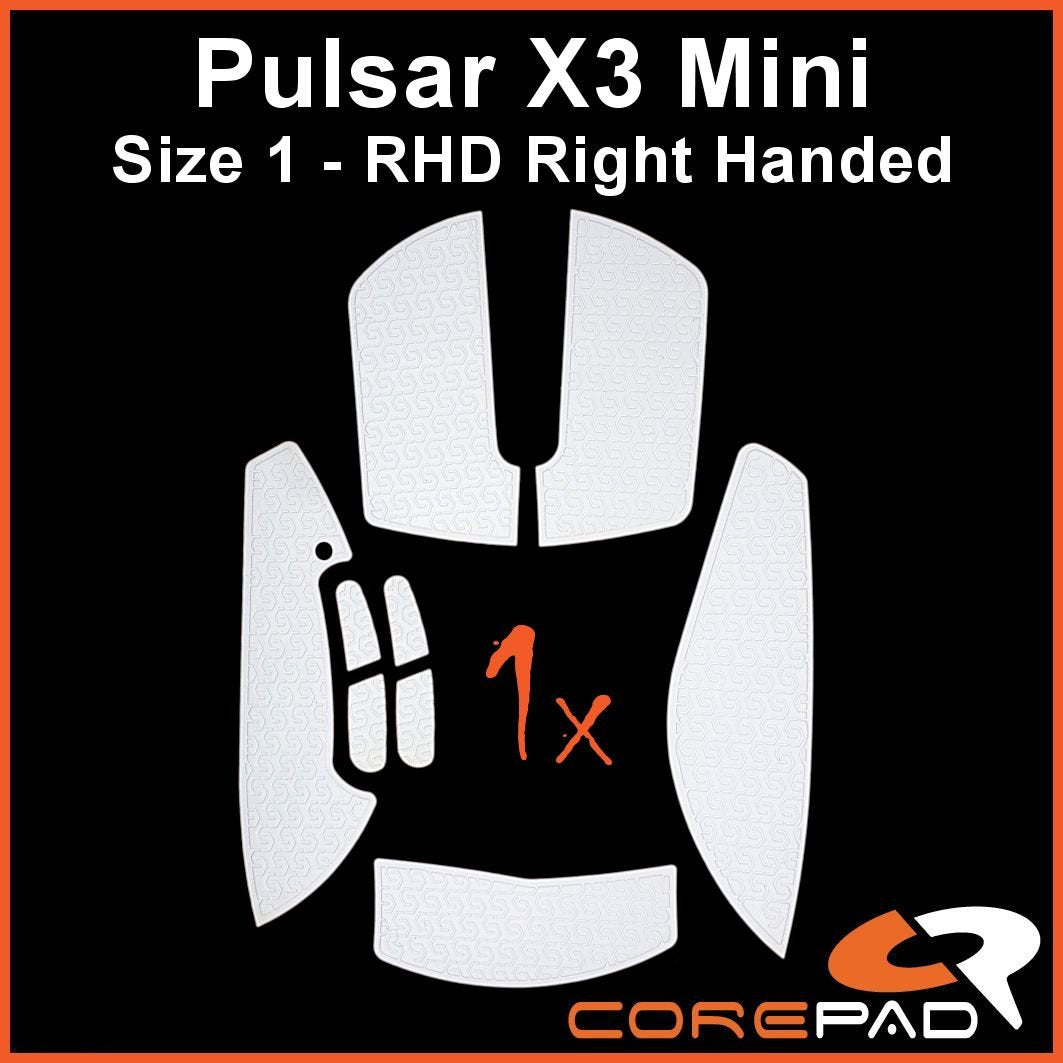 Corepad Grips - Pulsar X3 Mini (RHD)