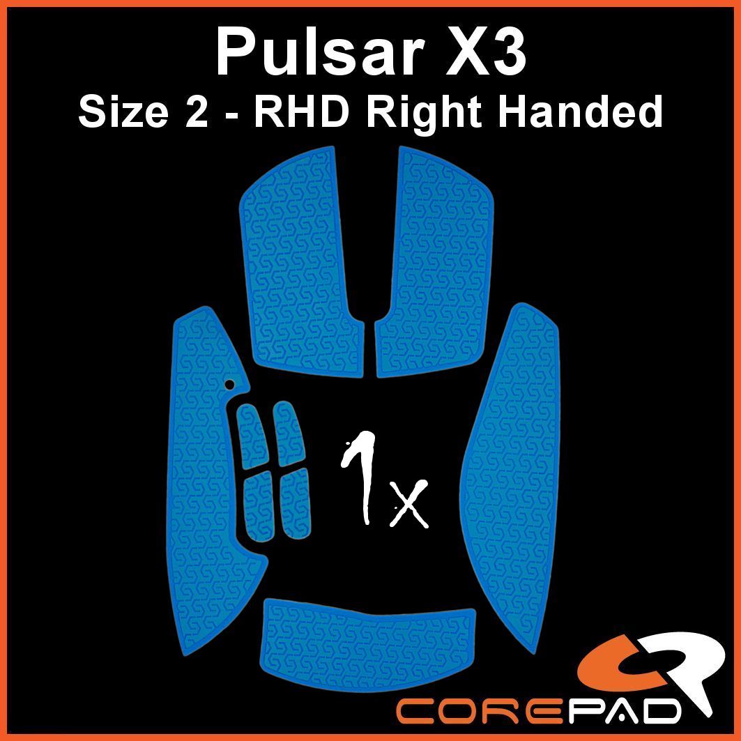 Corepad Grips - Pulsar X3 (RHD)