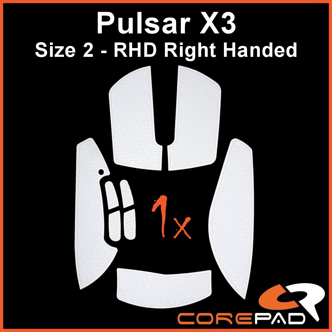 Corepad Grips - Pulsar X3 (RHD)