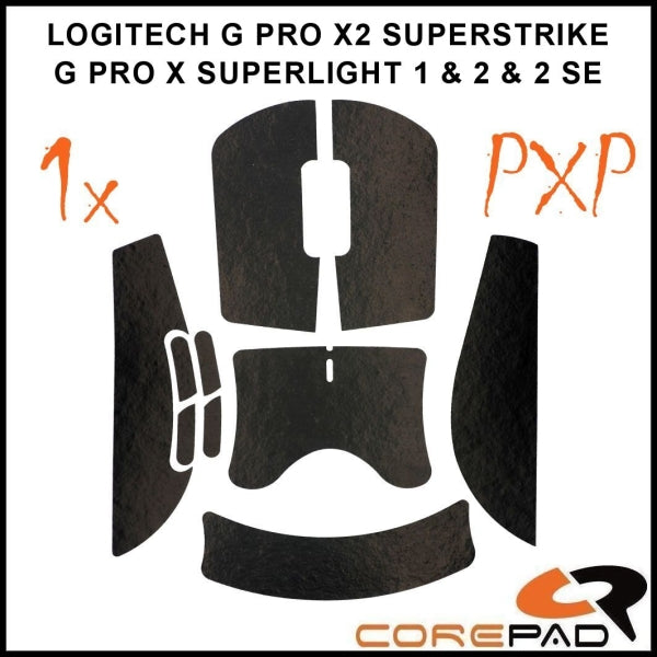 Corepad PXP Grips for Logitech G Pro X Superlight 1 & 2 - Lethal