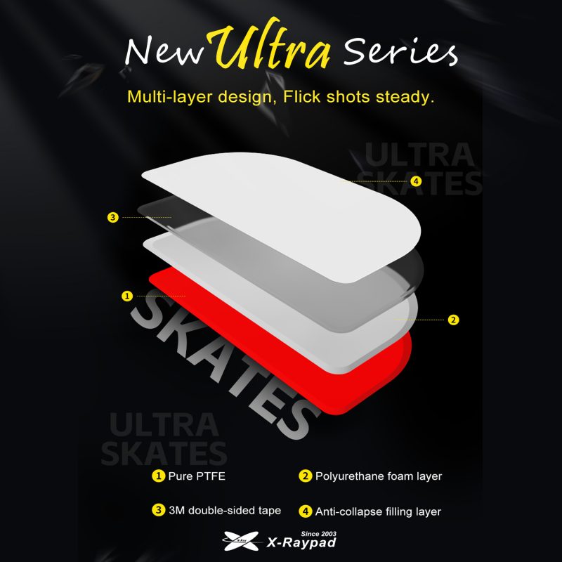 Jade ULTRA Skates - Finalmouse S12/UL2/ULX