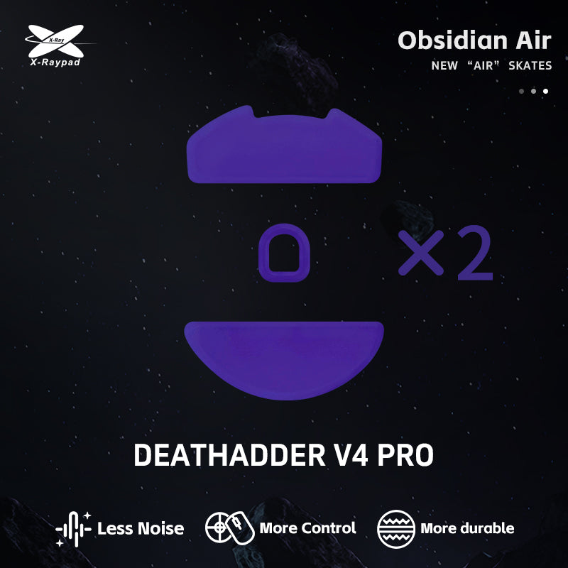 X-raypad Obsidian Air Skates - Razer Deathadder V4 PRO