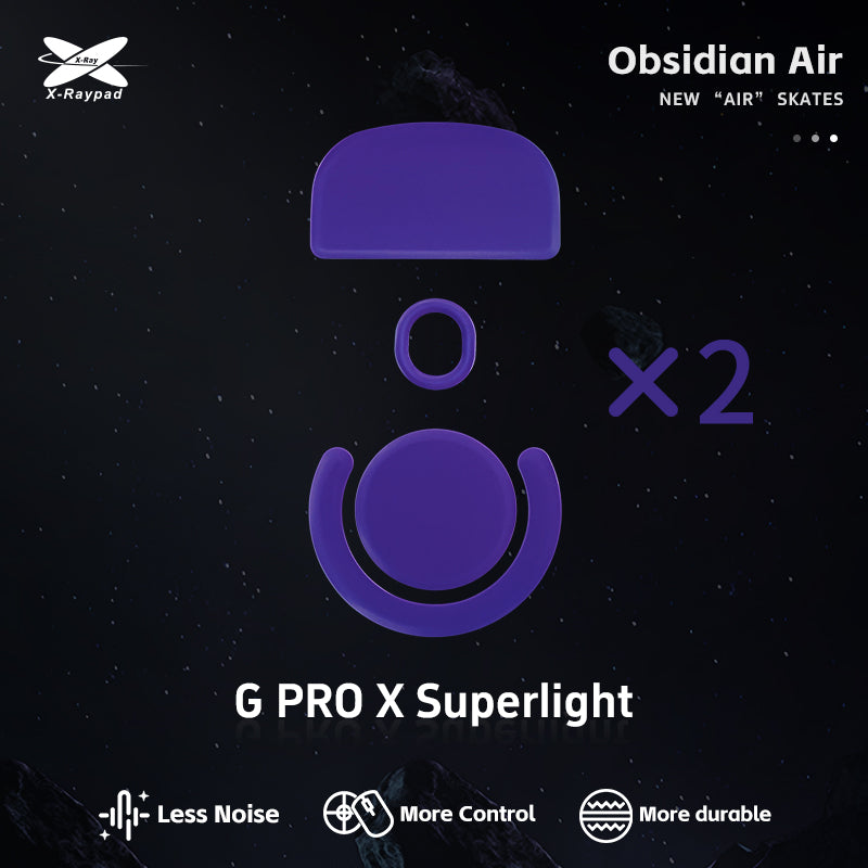 X-Raypad Obsidian Air - Logitech G Pro X Superlight (Purple)