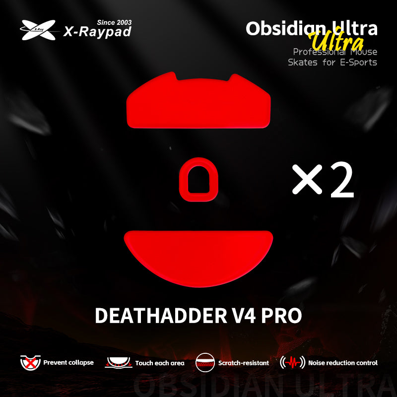 Obsidian ULTRA Skates - Razer DeathAdder V4 PRO