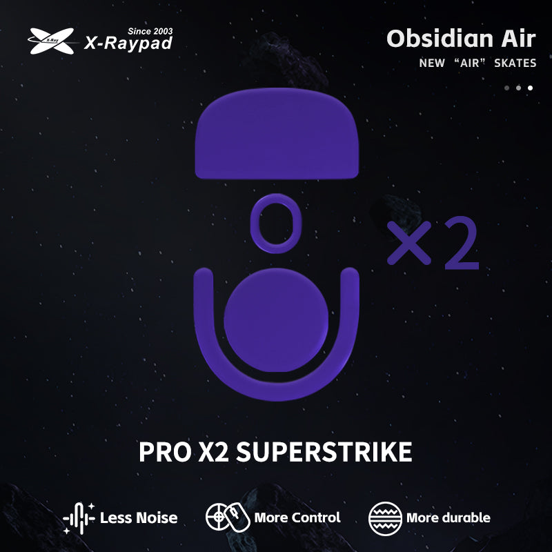 X-Raypad Obsidian Air Logitech G Pro X Superlight - Lethal Gaming