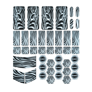 Cicada Wings 2.0 Grips - Boardzy Zebra Limited Edition Universal Pre-cut