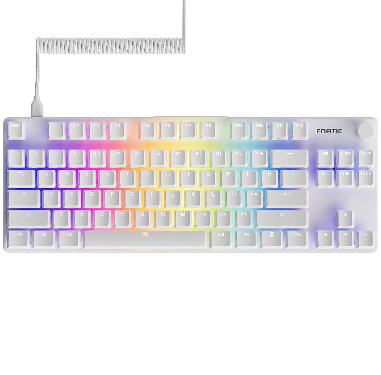 FNATIC GEARE STREAK80 LP US配列　ホワイト Fnatic Streak80 LP TKL Low Profile Keyboard - Lethal Gaming Gear