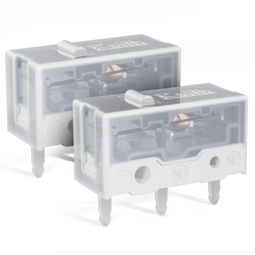 Kailh GM 8.0 Transparent White 100M Micro Switch (2 pcs)