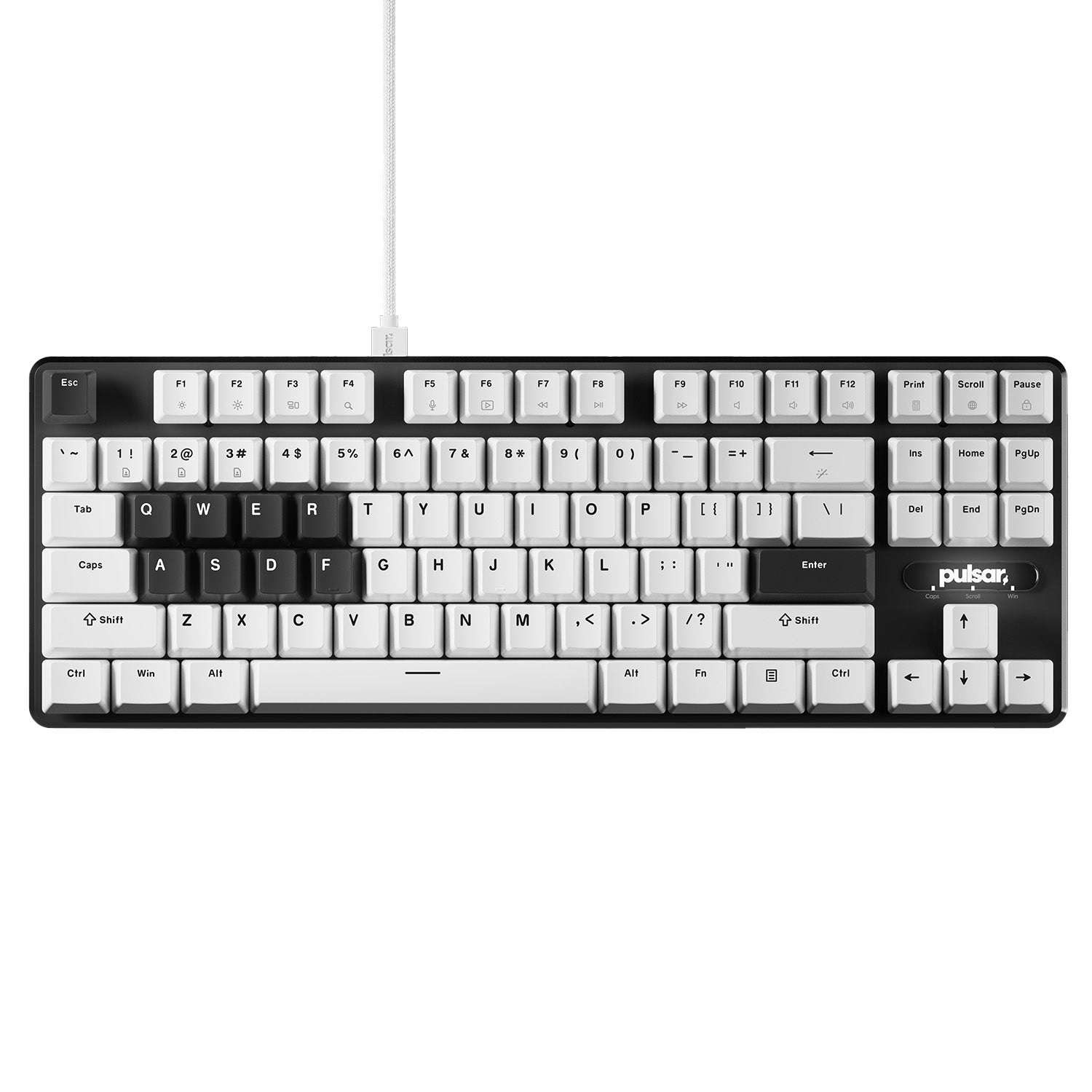 PCMK 2 HE TKL Hall Effect Magnetic Gaming Keyboard [ANSI / White
