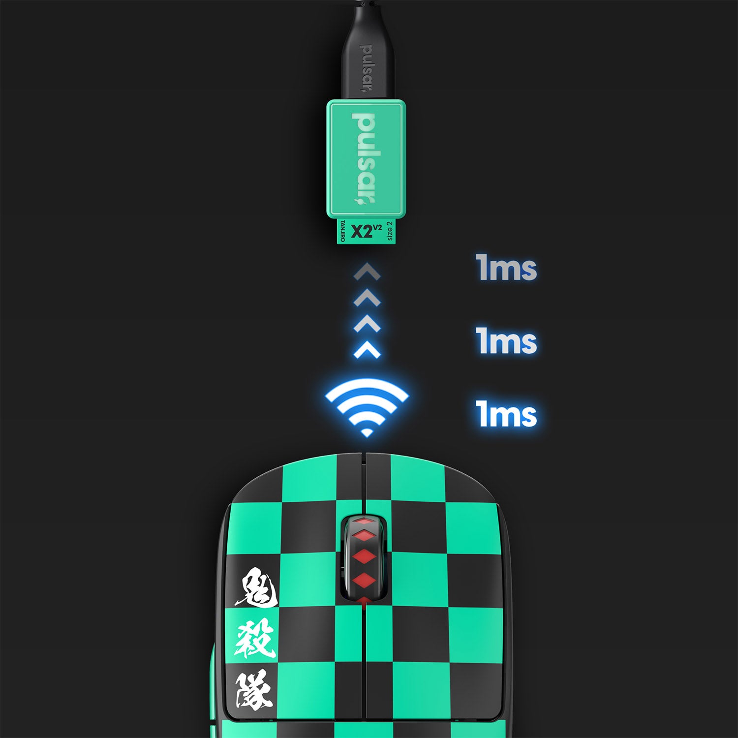 Pulsar X2V2 Tanjiro Gaming Mouse