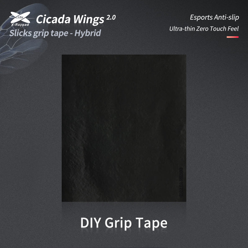 Cicada Wings 2.0 Grips - DIY Sheet - Black