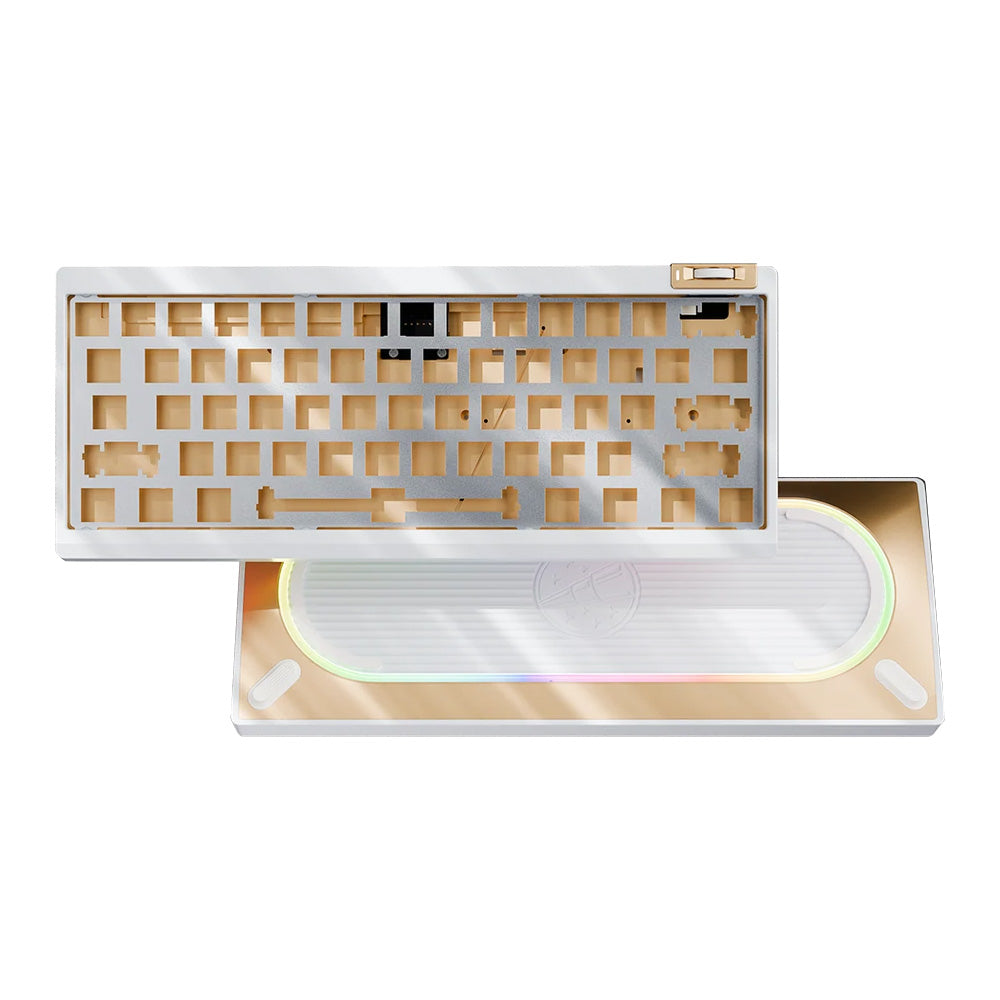 Zoom64 Case Kit - GH60 HE [Moonstone White] with 63 WS Flux Deep