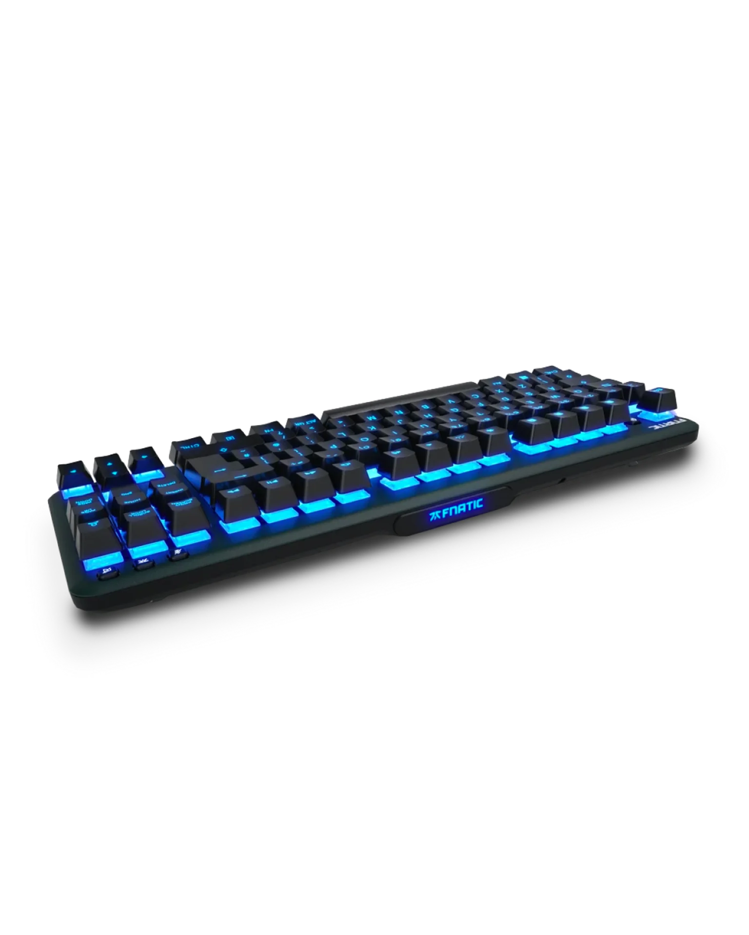 fnatic gear keyboard Fnatic miniStreak Speed - LED Backlit RGB Mechanical Gaming Keyboard - Speed SIlver Switches - Small Compact Portable Tenkeyless Layout