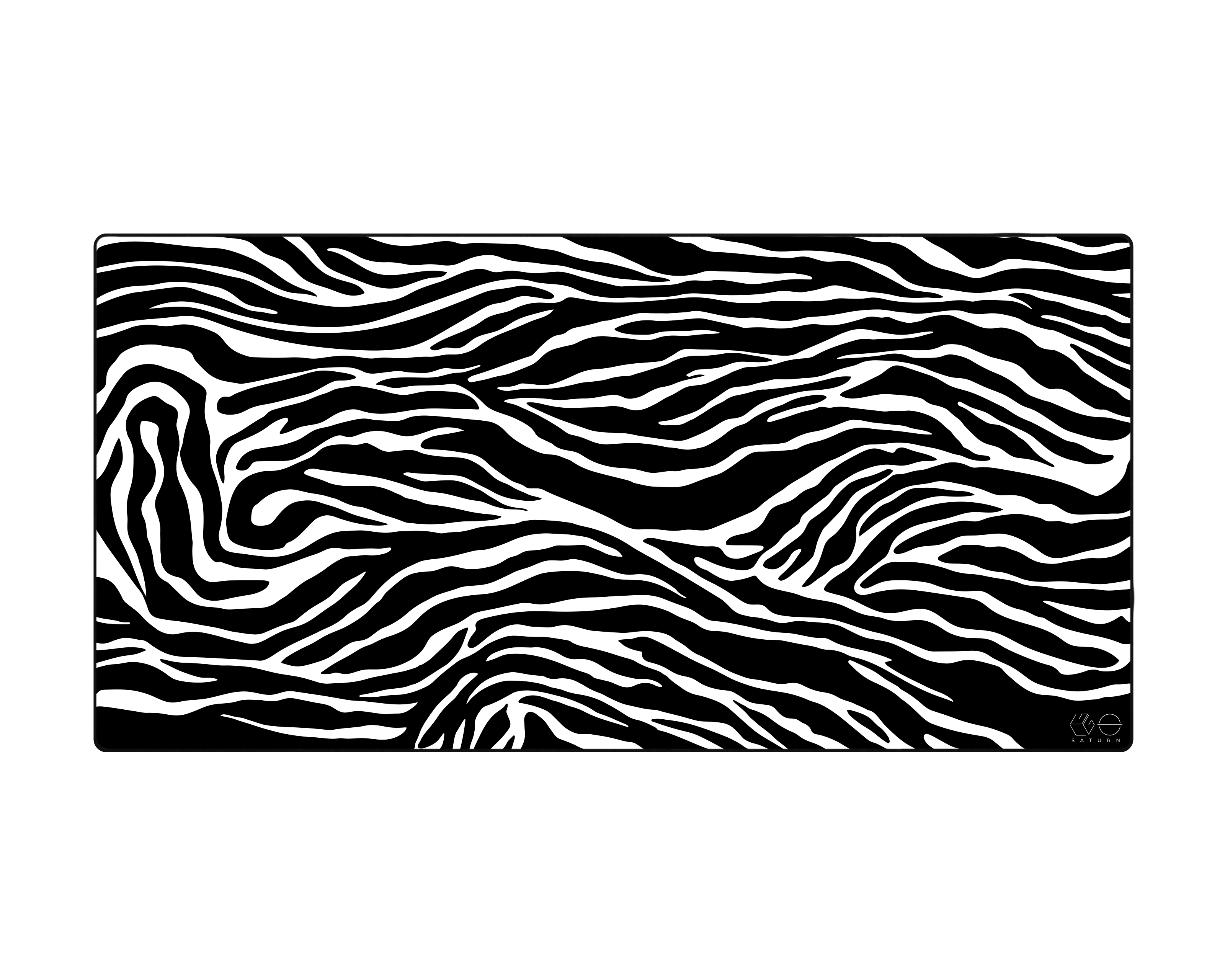 Saturn Boardzy Zebra Limited Edition Gaming Mousepad - Lethal Saturn Boardzy Zebra Limited Edition Gaming Mousepad - Lethal