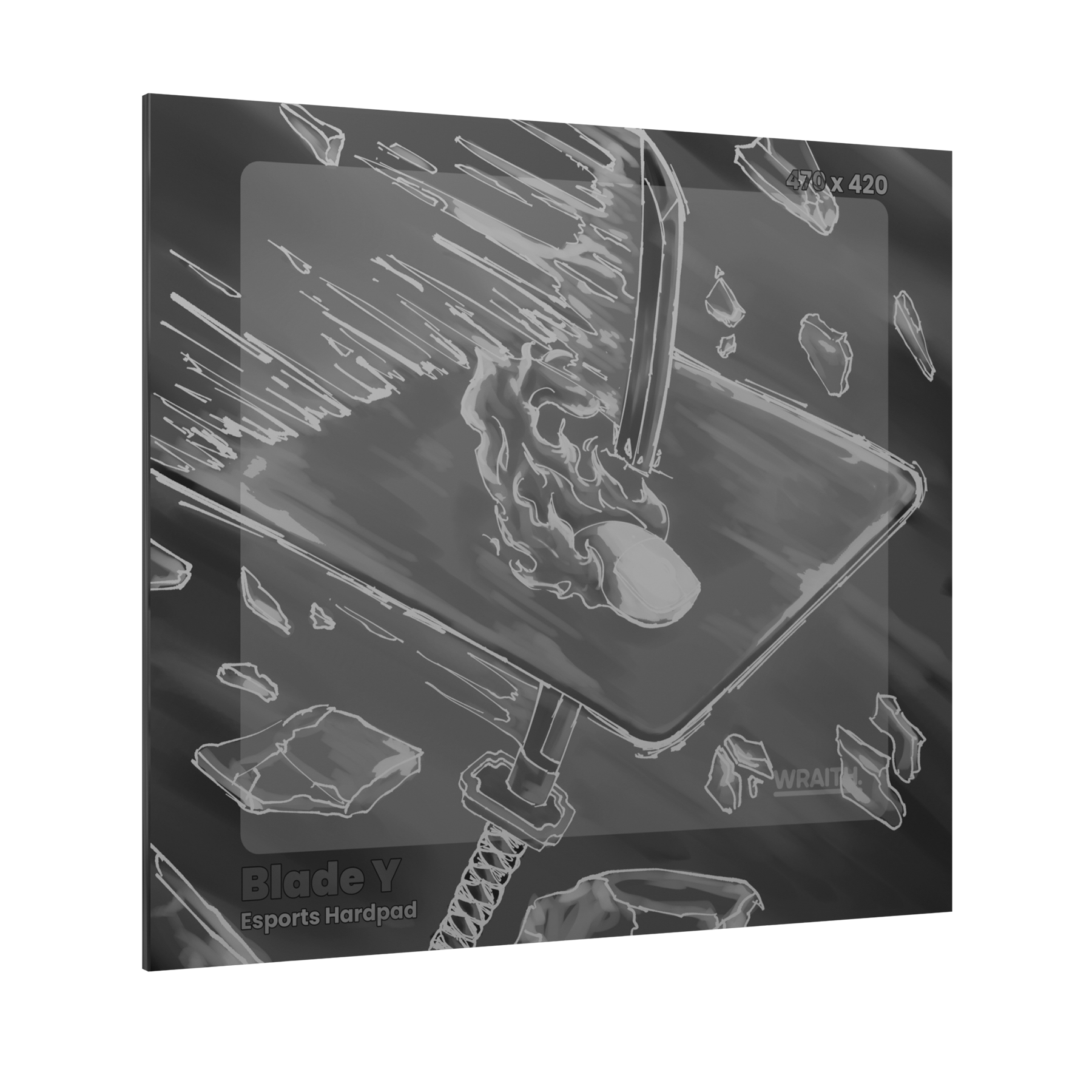 Wraith Blade Y Semi-Hard Mousepad