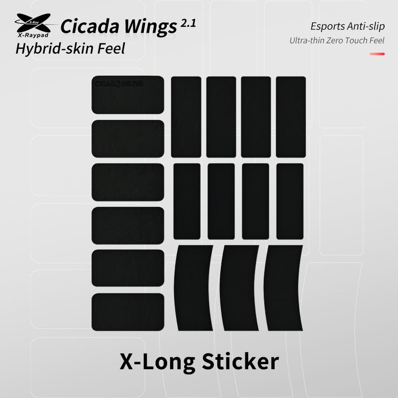 Cicada Wings 2.1 Grips - Universal Pre-cut Grip Tape – X-Long Sticker