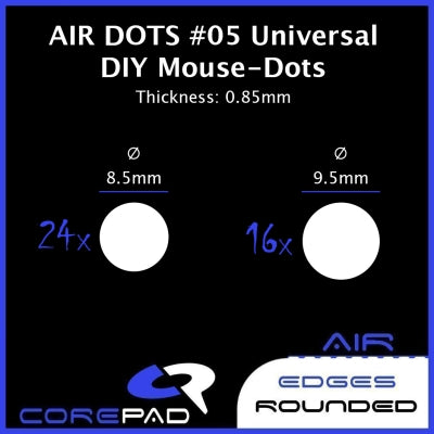 Corepad Skatez AIR #5 - Universal DIY Dots (0.85mm thick)