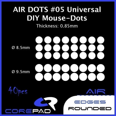 Corepad Skatez AIR #5 - Universal DIY Dots (0.85mm thick)