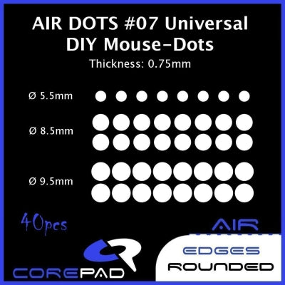 Corepad Skatez AIR #7 - Universal DIY Dots (0.75mm thick)