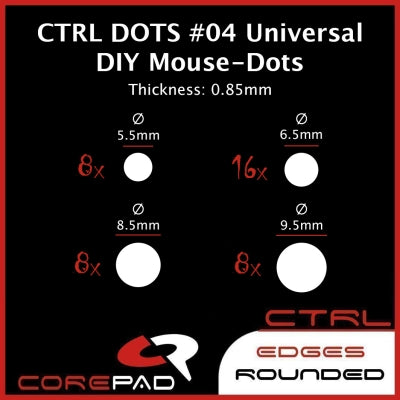 Corepad Skatez CTRL #4 - Universal DIY Dots (0.85mm thick)