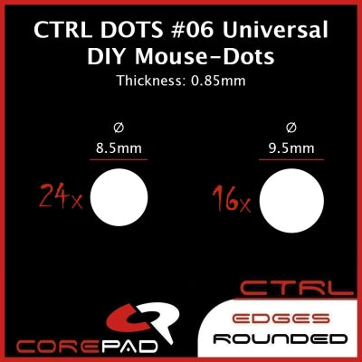 Corepad Skatez CTRL #6 - Universal DIY Dots (0.85mm thick)