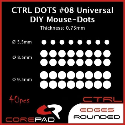 Corepad Skatez CTRL #8 - Universal DIY Dots (0.75mm thick)