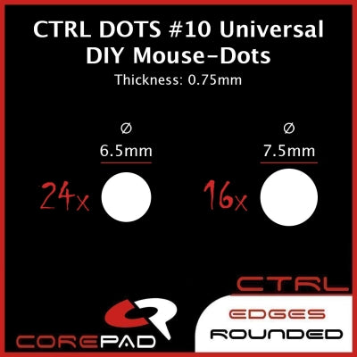 Corepad Skatez CTRL #10 - Universal DIY Dots (0.75mm thick)