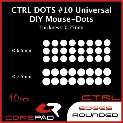 Corepad Skatez CTRL #10 - Universal DIY Dots (0.75mm thick)