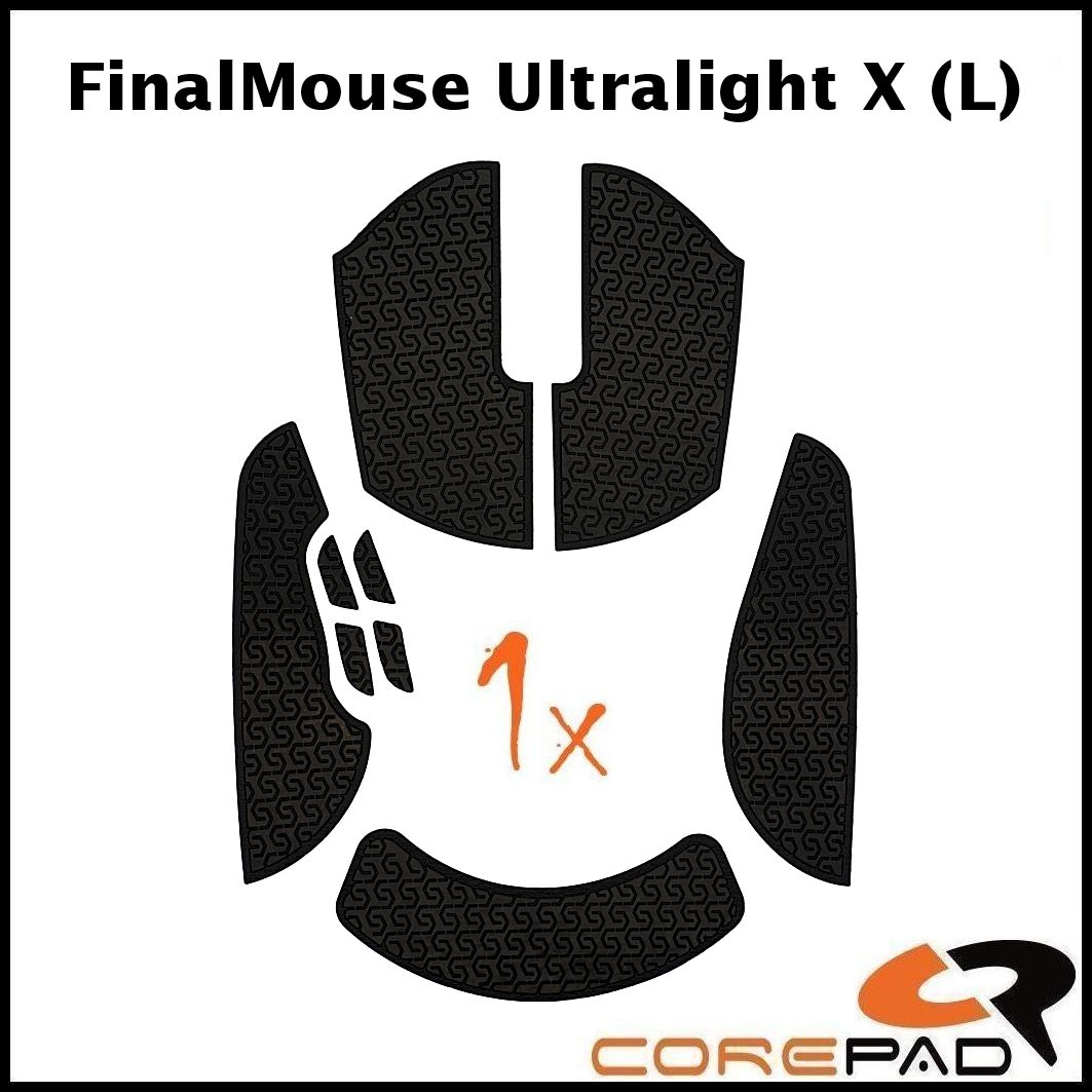 K*様 ゴルフィッカーズ　バット Corepad Grips for Finalmouse Starlight-12 Medium - Lethal Gaming