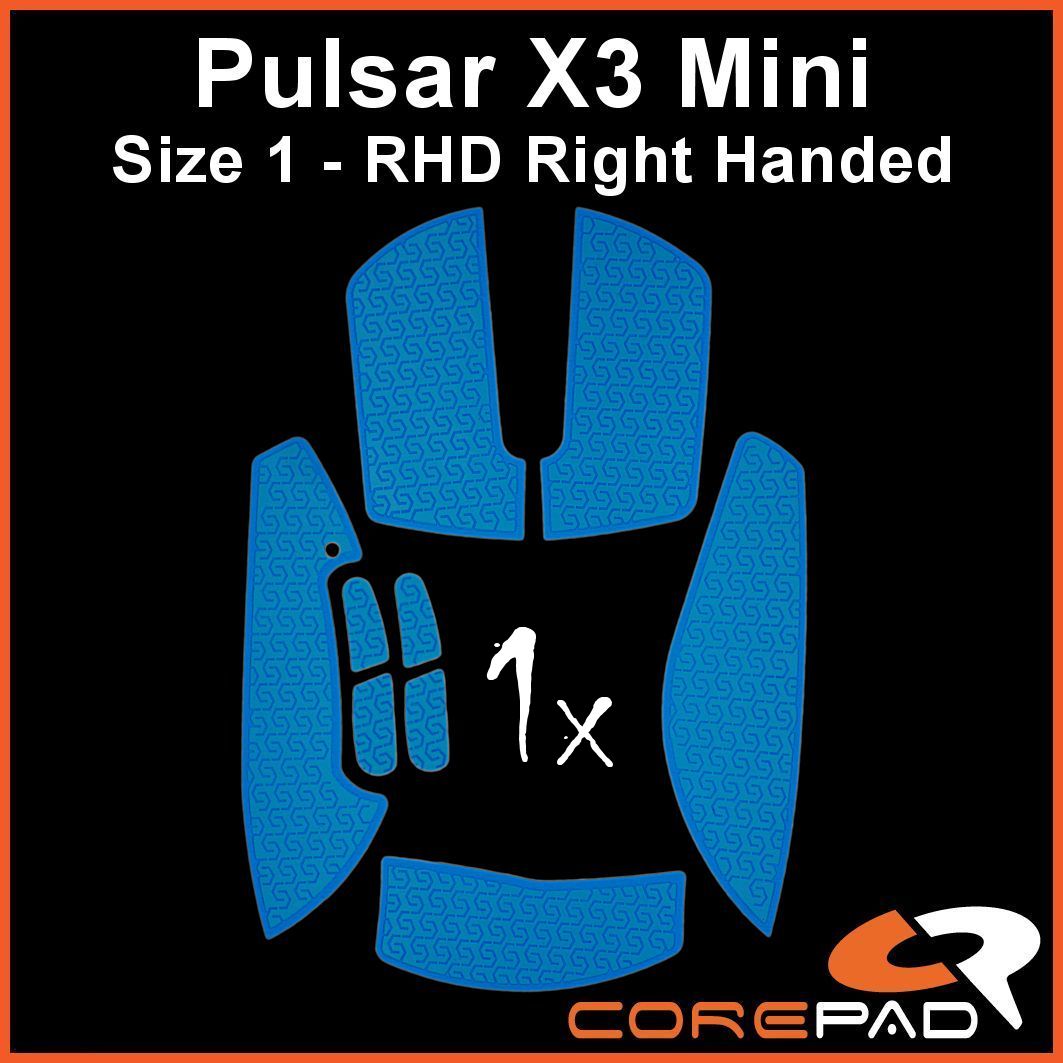Corepad Grips - Pulsar X3 Mini (RHD)