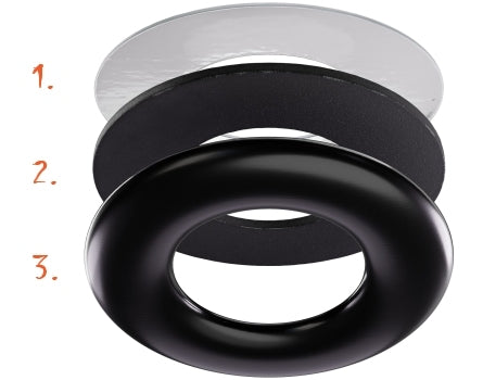 Corepad Skatez G+ - ONYX Universal Donuts (0.90mm / 0.75mm thick Corepad Skatez G+ - ONYX Universal Donuts (0.90mm / 0.75mm thick
