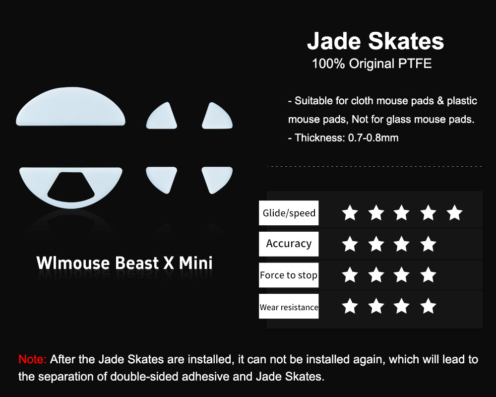 Jade Speed Skates - WLmouse Beast X Mini