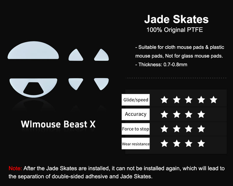 Jade Speed Skates - WLmouse Beast X