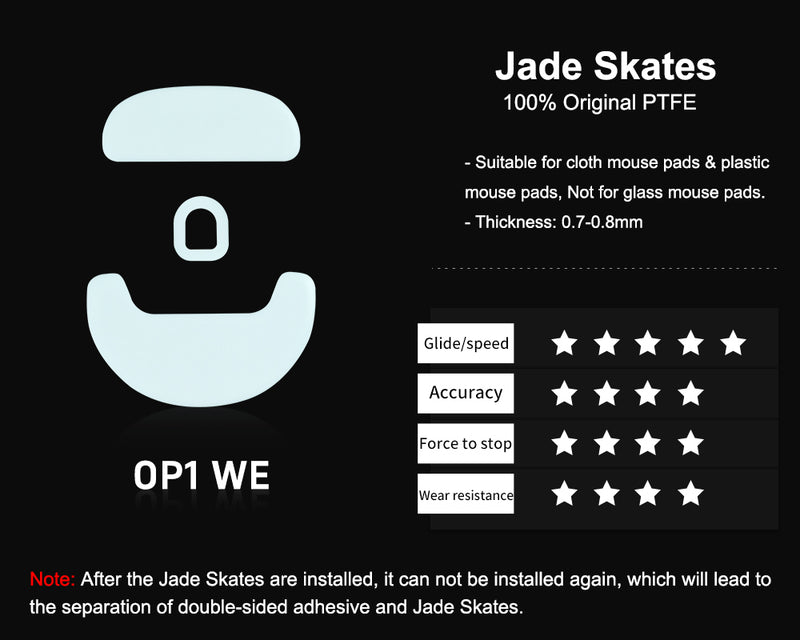 Jade Speed Skates - Endgame Gear OP1 WE