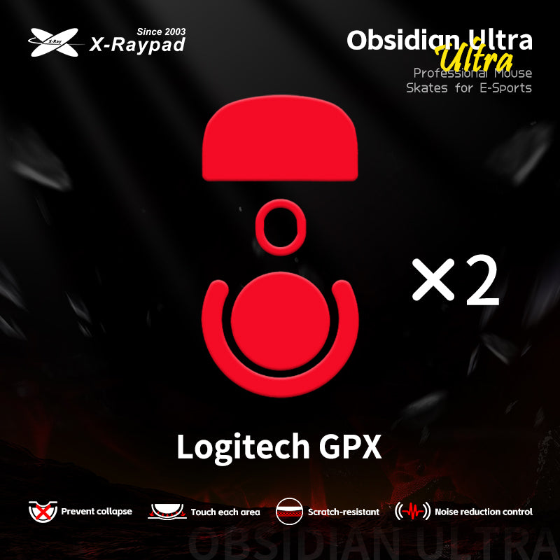 Obsidian ULTRA Skates - Logitech G Pro X Superlight