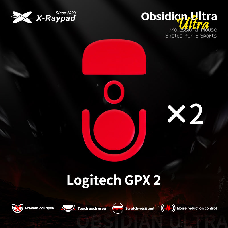 Obsidian ULTRA Skates - Logitech G Pro X Superlight 2