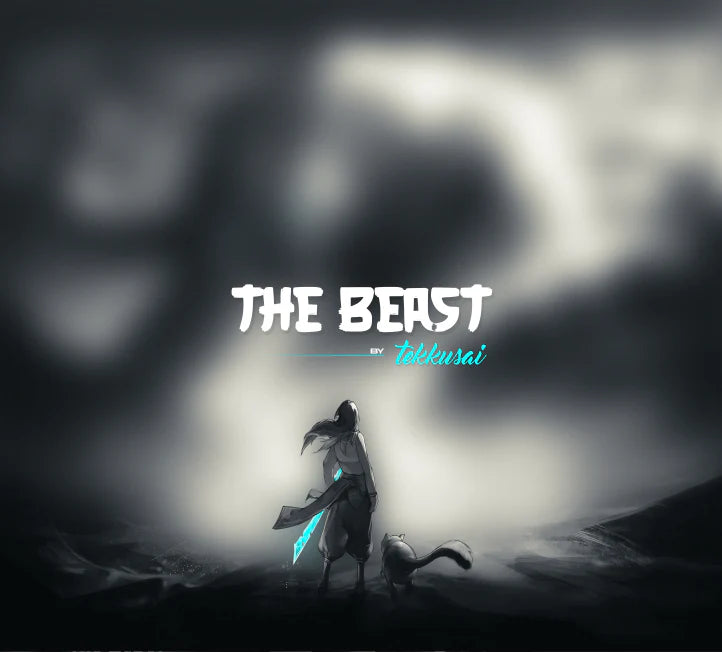 The Beast by Tekkusai - Glass Mousepad The Beast by Tekkusai - Glass Mousepad