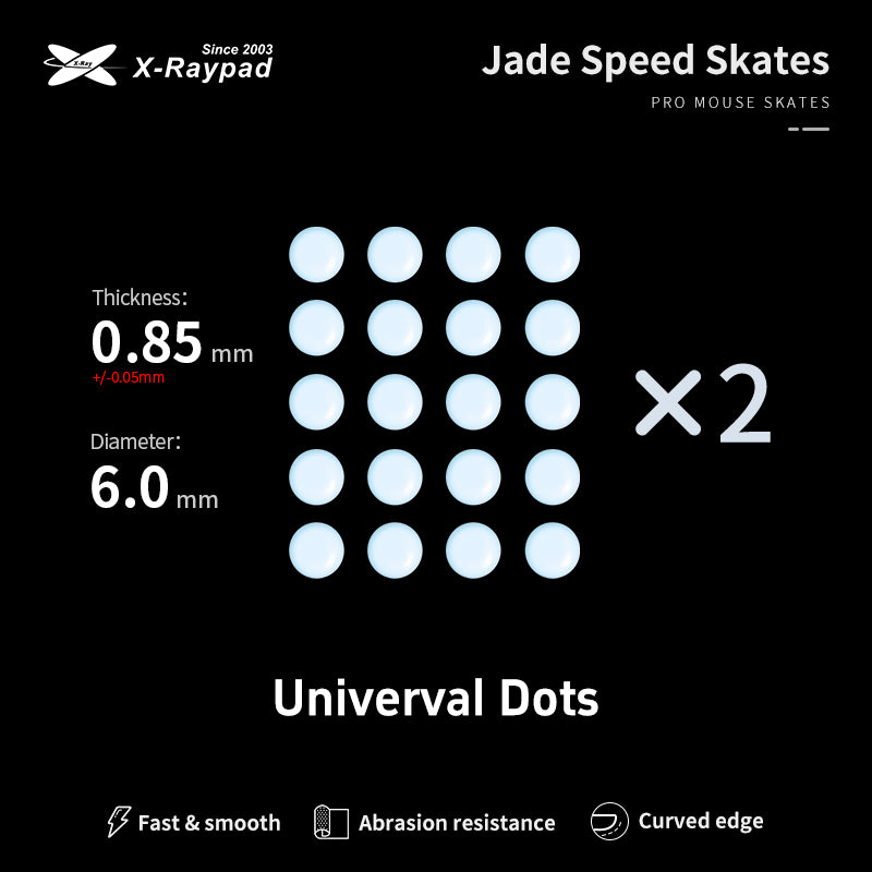 Jade Speed Skates - Universal D6.0mm PTFE Dots