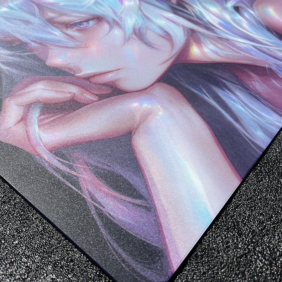 [PRE-ORDER] Shiro Niji Glass Mousepad — HAKANAI #000