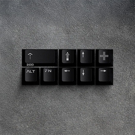 MCAPS Aluminum Keycaps [Tactical Gray] Addon Kit