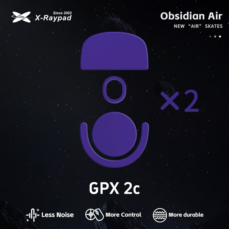 X-Raypad Obsidian Air - Logitech G Pro X Superlight2C (Purple)