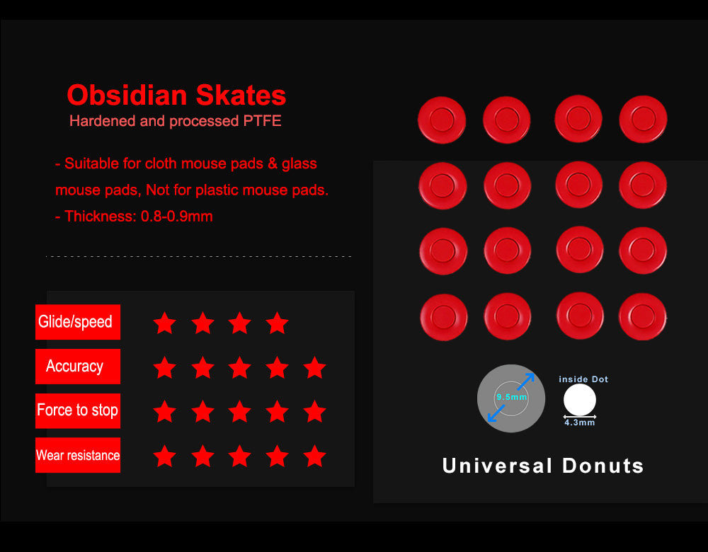 Obsidian Control Skates - DIY Universal Donuts