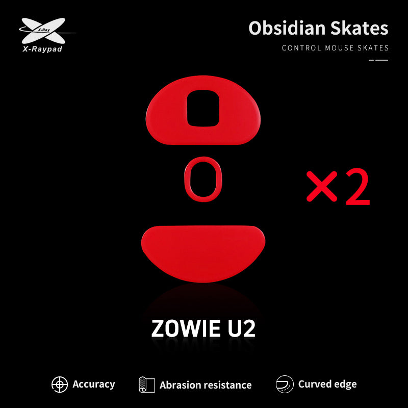 Obsidian Control Skates - Zowie U2 / FK2-DW / ZA13-DW