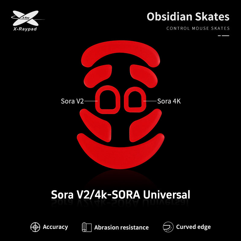 Obsidian Control Skates for Ninjutso Sora V2 / Sora 4k - Lethal